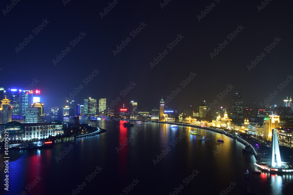 Night view of Shanghai