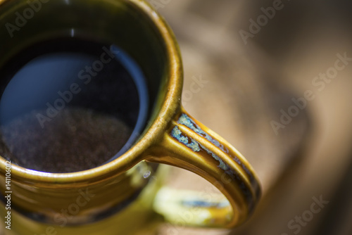 Hot Mug of Black Coffee