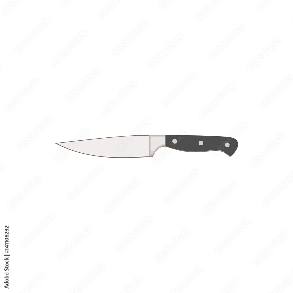 Kitchen knife. Paring. Flat design. Abstract concept. Vector illustration. Kitchen knife. Paring. Flat design. Abstract concept. Vector illustration.
