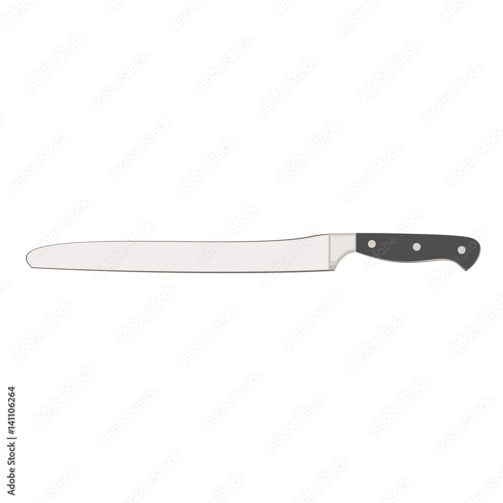 Kitchen knife. For cake. Flat design. Abstract concept. Vector illustration. Kitchen knife. For cake. Flat design. Abstract concept. Vector illustration.
