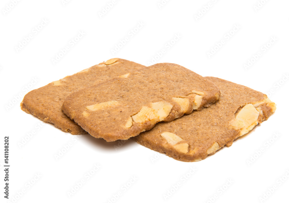 Butter cookies isolated Butter cookies isolated