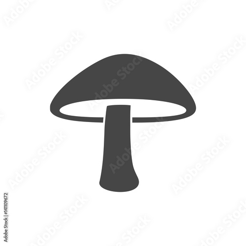 Mushroom Icon Flat Graphic Design - Illustration