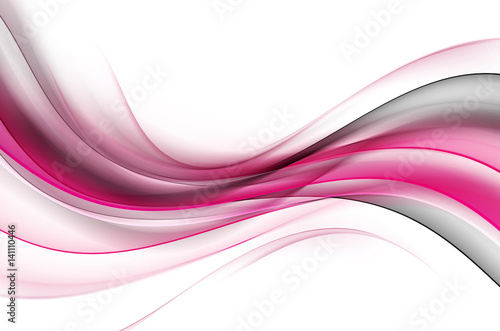 Pink waves background. Awesome style abstract.