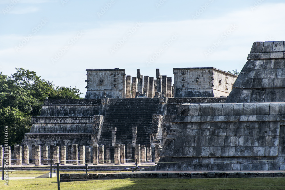 Mexico maya yucatan Chichen Itza old ruins Mexico maya yucatan Chichen Itza old ruins