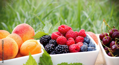 Healthy fruits for healthy diet - fresh organic fruits