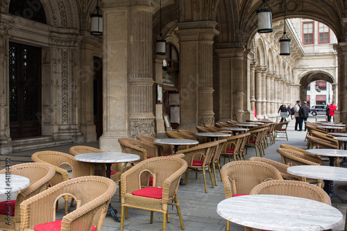 Buildings architecture street in historical center city Vienna Europe