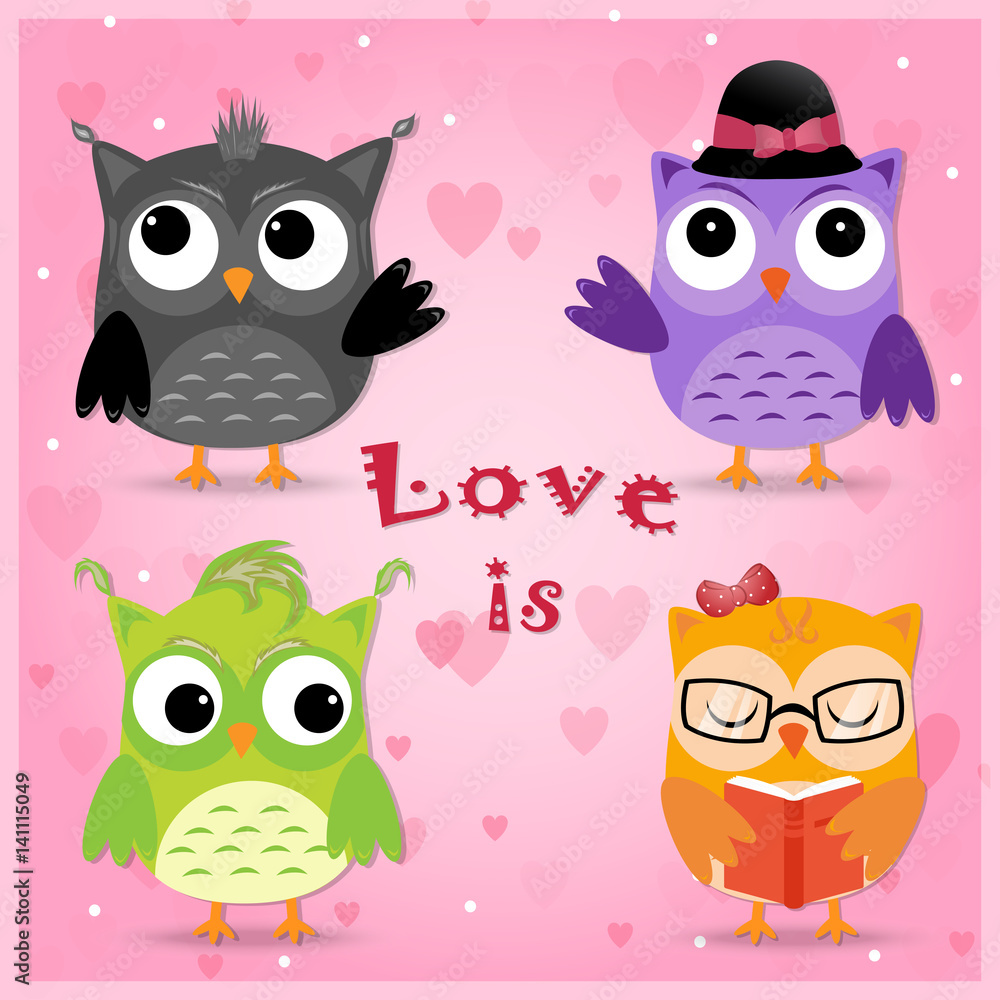 Four Owls In Love Four Owls In Love