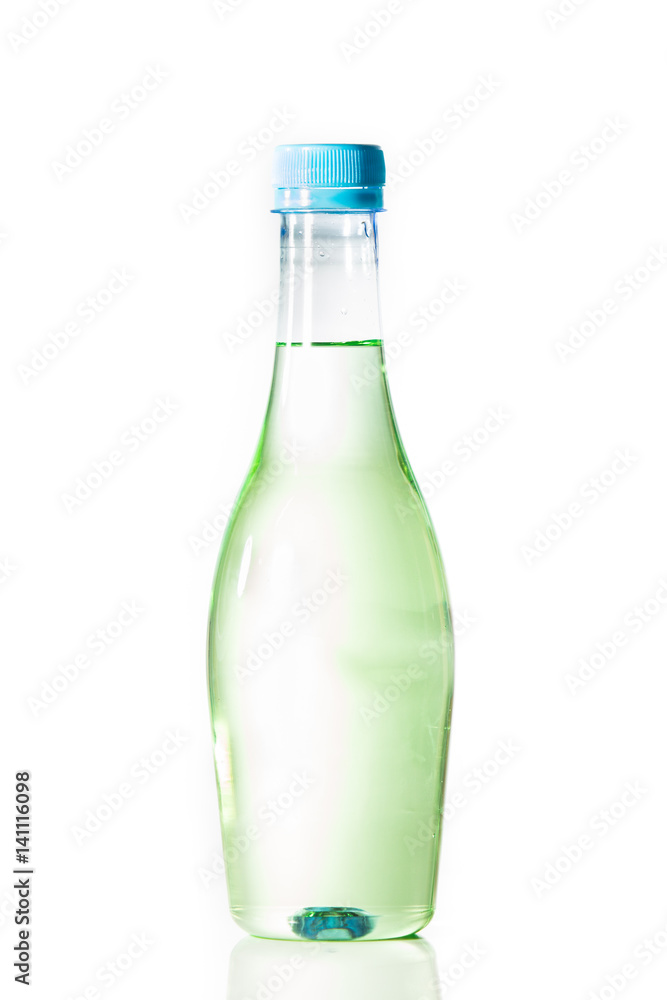 Water bottle isolated on white