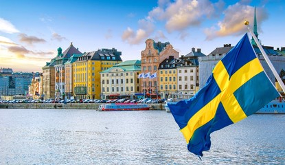 Keuken achterwand Stockholm Stadsgezicht van Stockholm in Zweden  © Alexi Tauzin