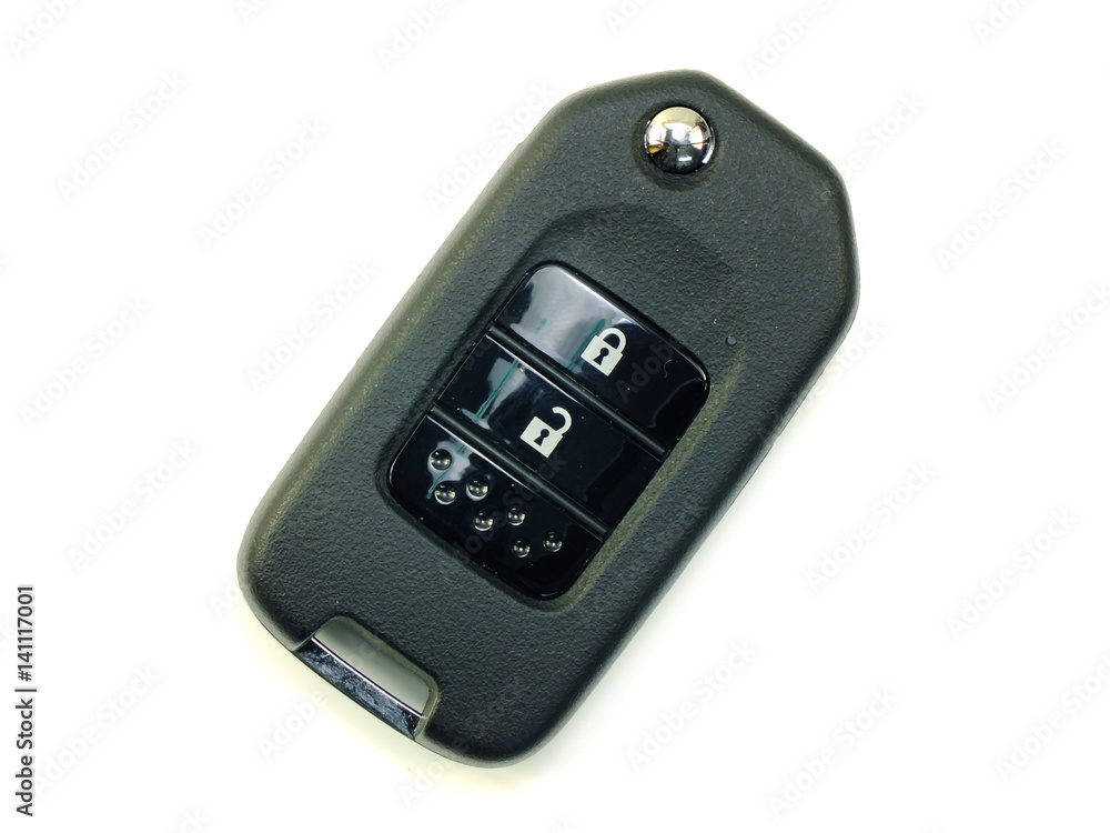 car key remote isolated on white background car key remote isolated on white background