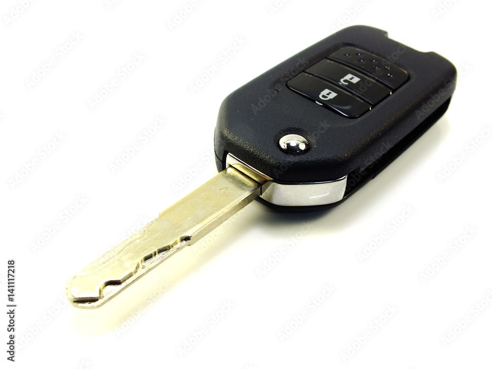 car key remote isolated on white background car key remote isolated on white background