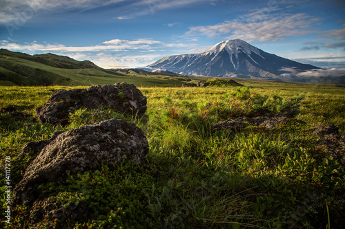 Volcano Tolbachik, Kamchatka. photo