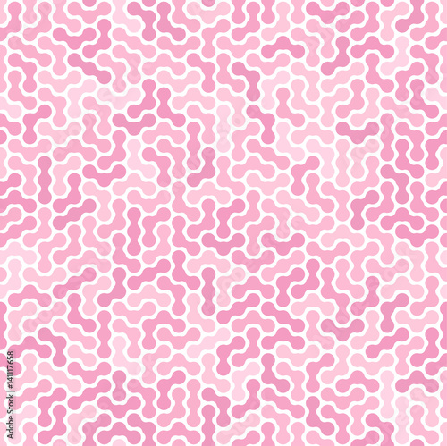 Geometric pink seamless pattern with. Wrapping paper. Scrapbook paper. Tiling. Vector illustration. Background. Graphic texture for design, wallpaper.