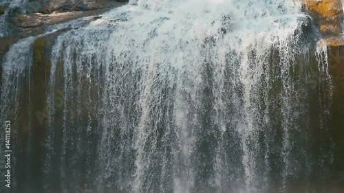 Wallpaper Mural Waterfall with clear water. Slow motion Torontodigital.ca