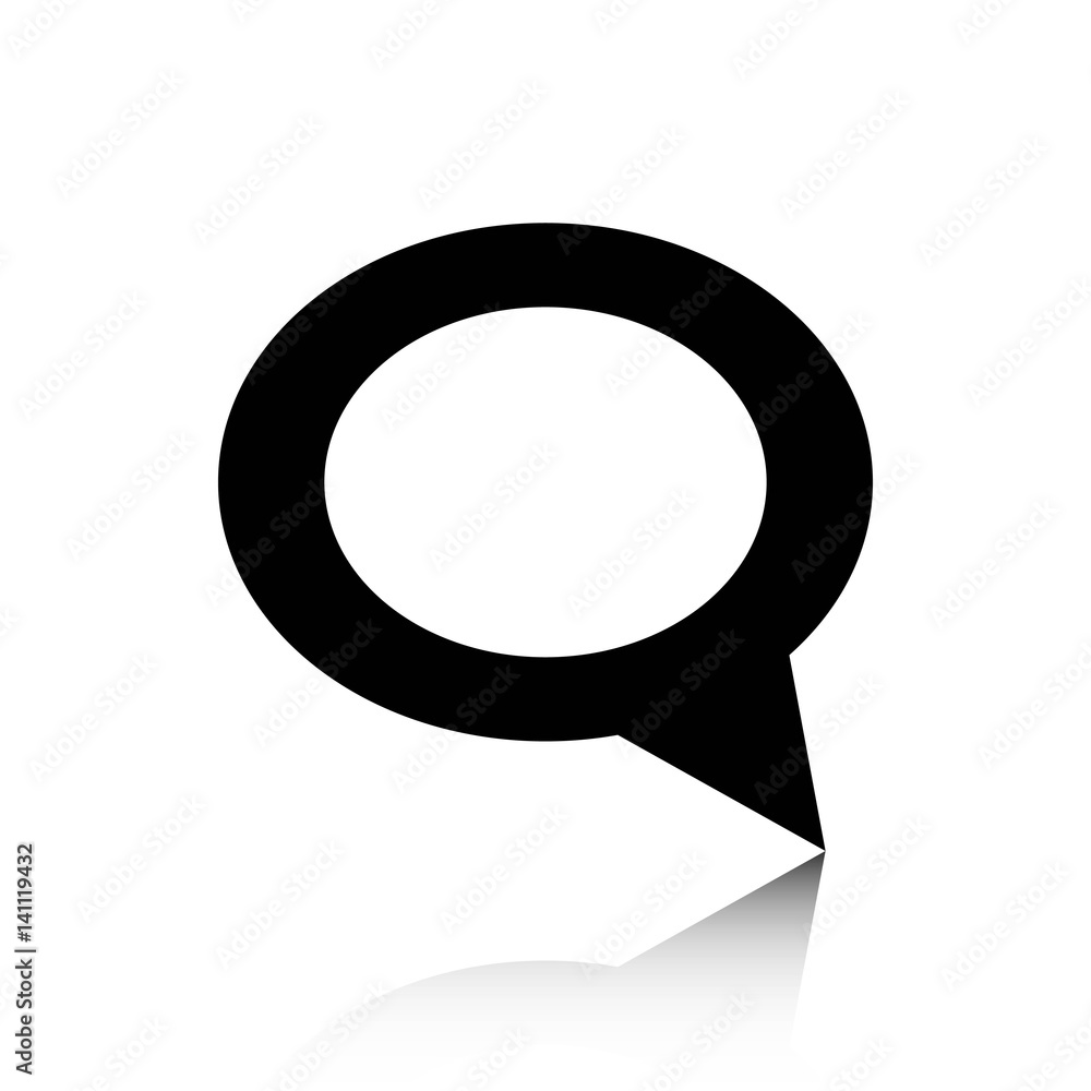 comment icon stock vector illustration flat design comment icon stock vector illustration flat design