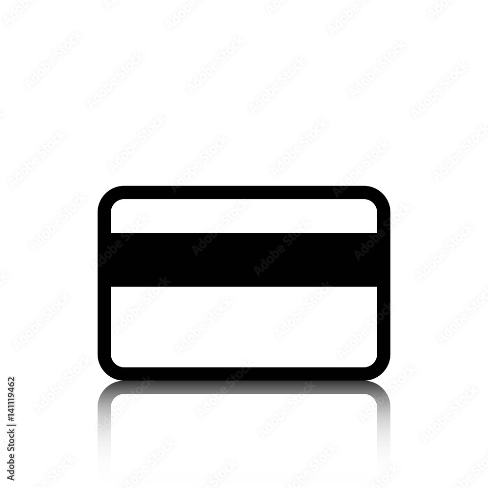 card credit icon stock vector illustration flat design card credit icon stock vector illustration flat design
