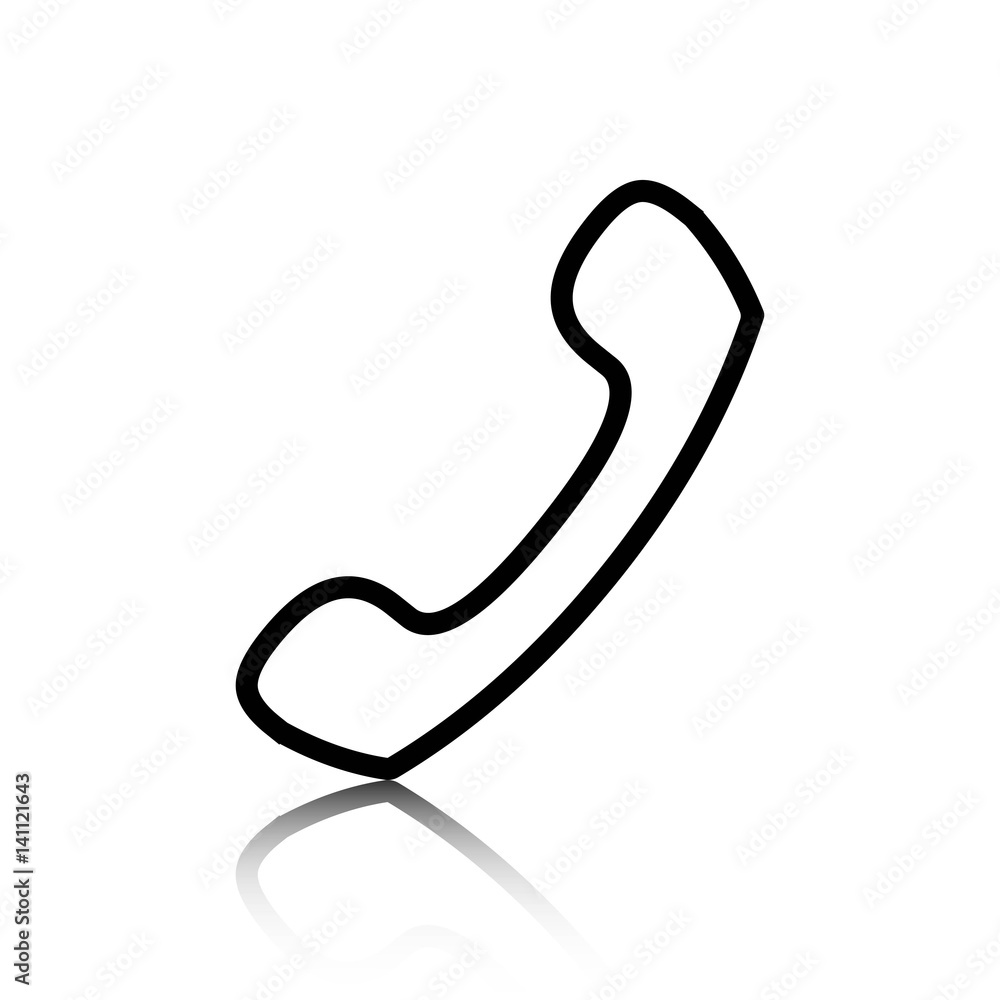 phone icon stock vector illustration flat design phone icon stock vector illustration flat design