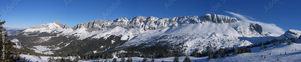 Obraz premium Panorama Villard de Lans