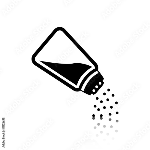 Salt icon  stock vector illustration flat design