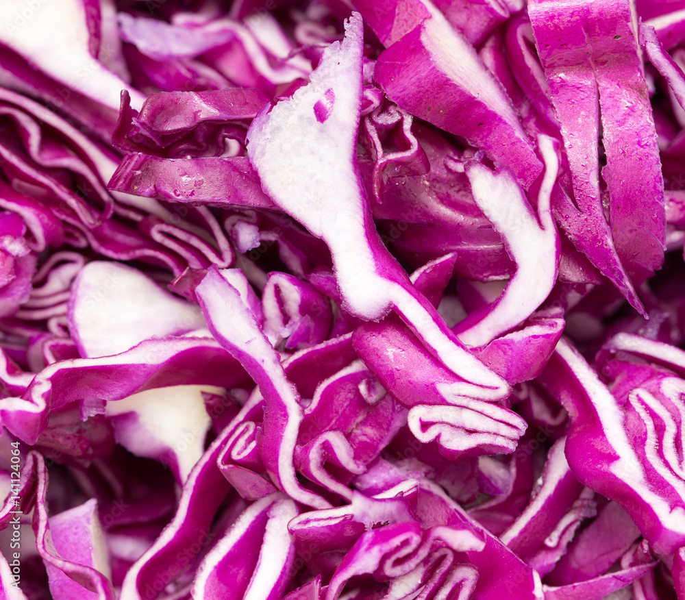 Red cabbage as background Red cabbage as background