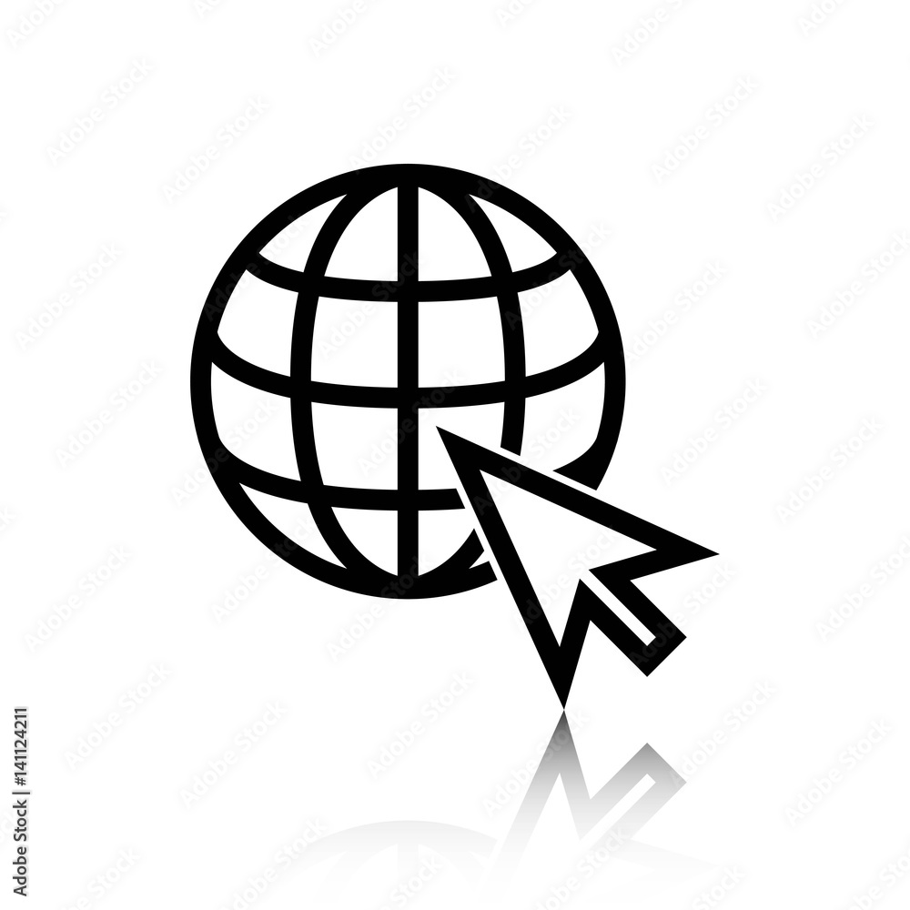 web icon stock vector illustration flat design web icon stock vector illustration flat design