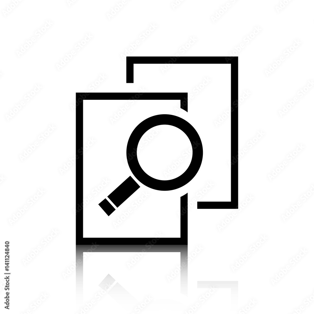 search icon stock vector illustration flat design search icon stock vector illustration flat design