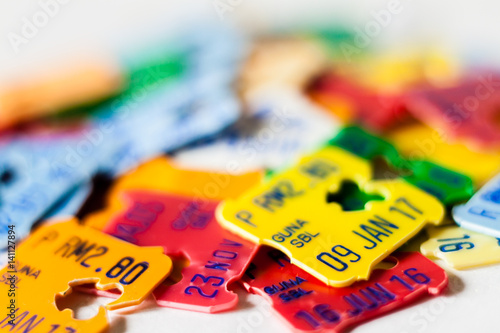 Plastic Expiry Date and Price Tags