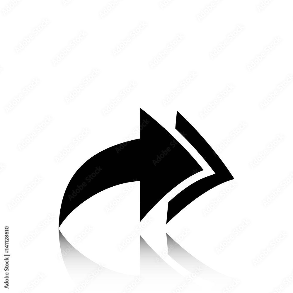 arrow icon stock vector illustration flat design arrow icon stock vector illustration flat design