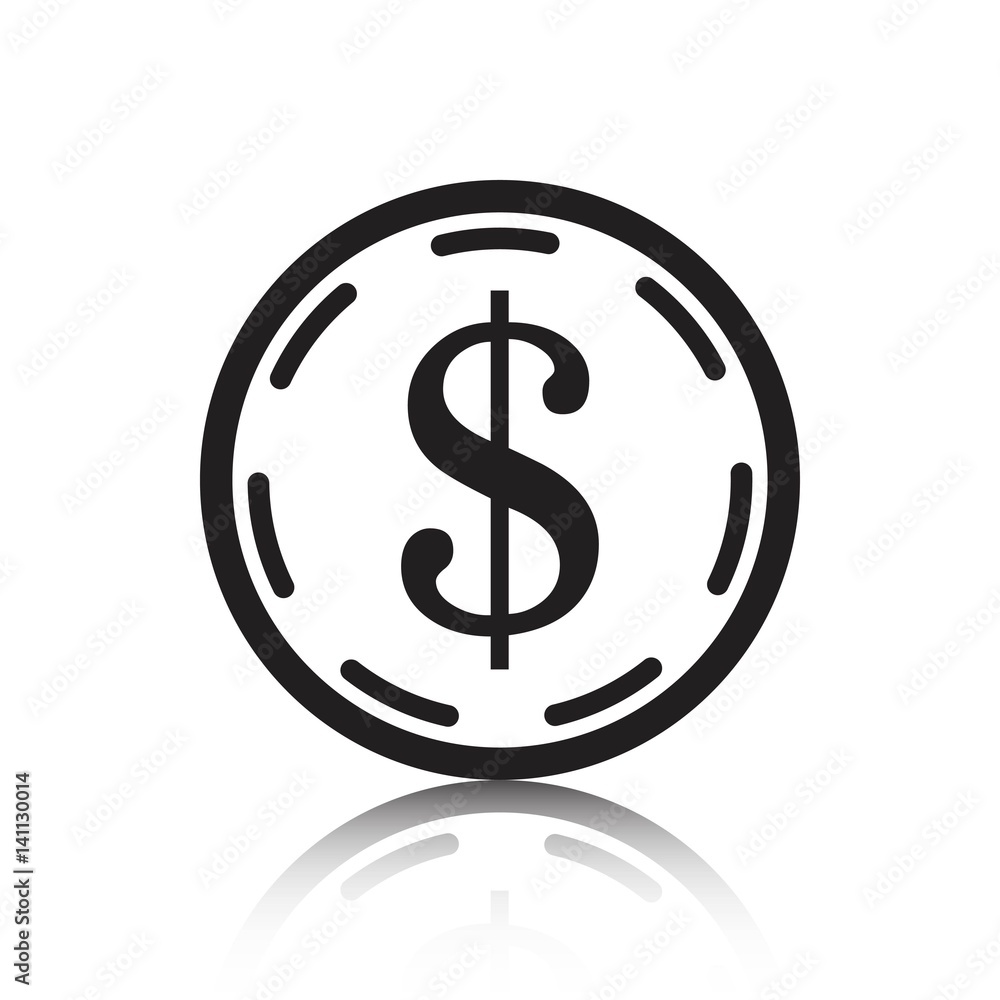 dollar money icon stock vector illustration flat design dollar money icon stock vector illustration flat design