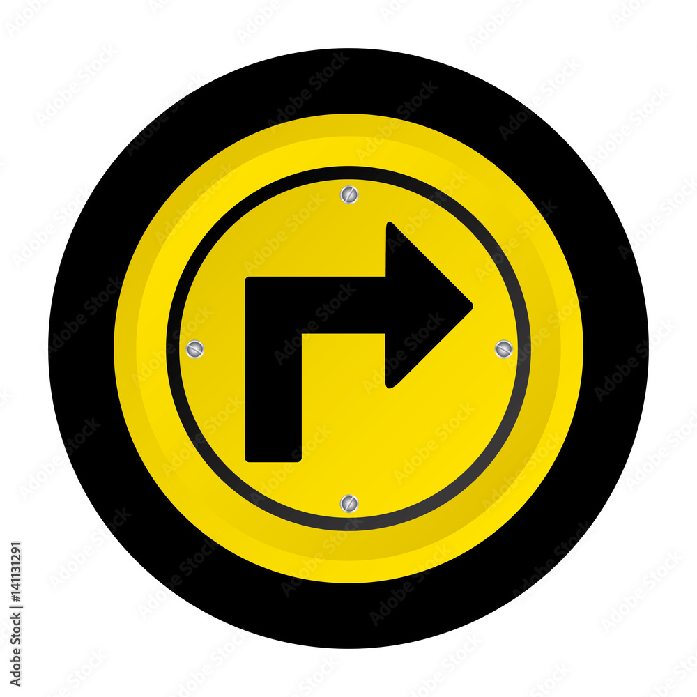round warning notices metal icon, vector illustration design round warning notices metal icon, vector illustration design