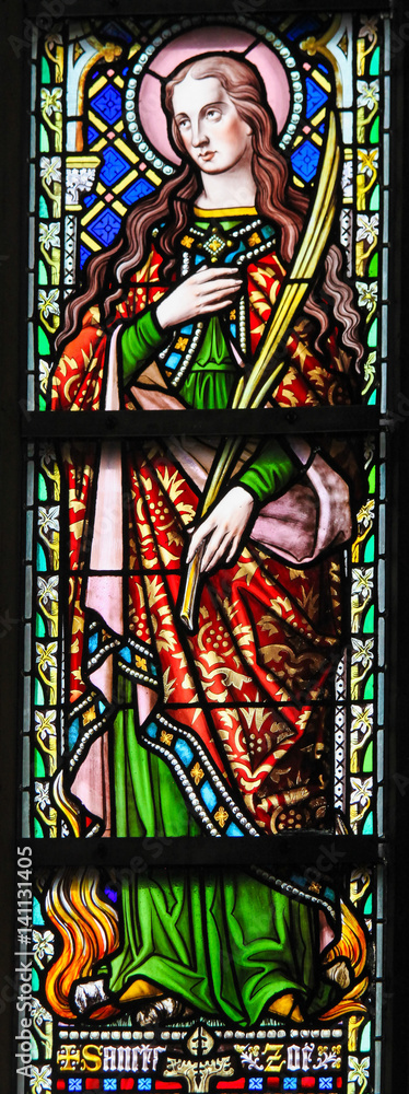 Stained Glass - Saint Zoe of Rome