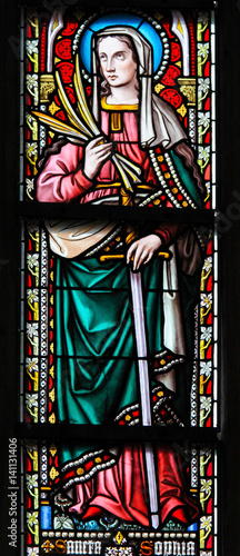 Stained Glass - Saint Sophia the Martyr photo