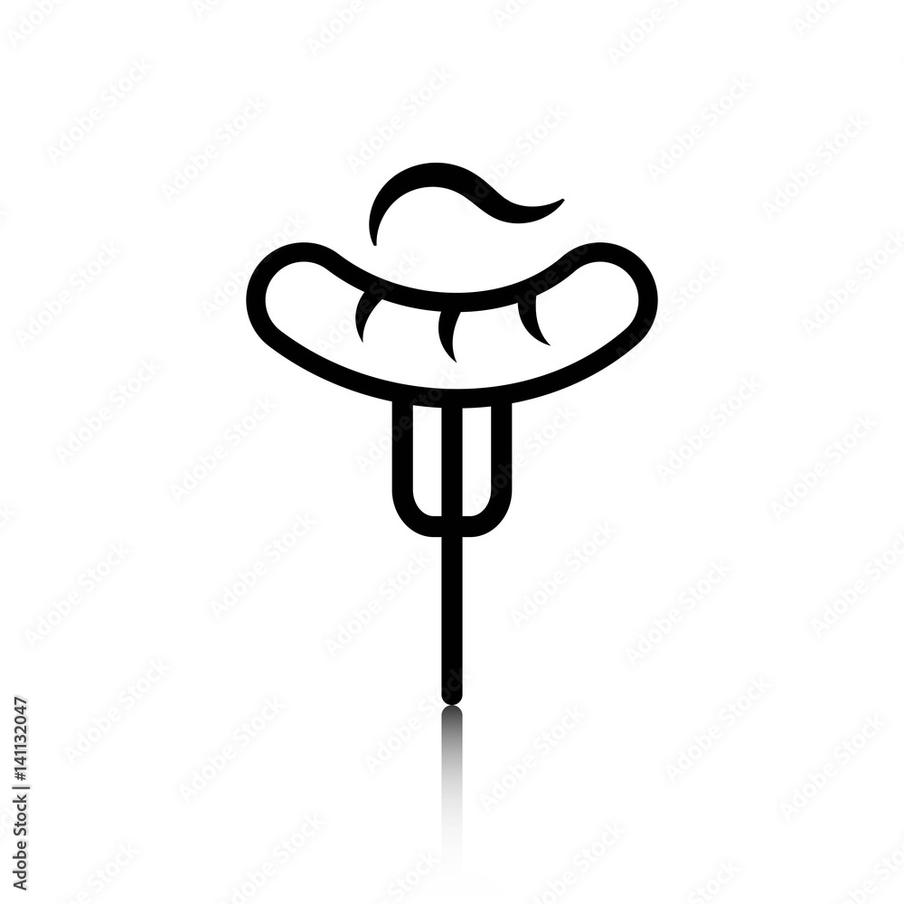 fork and knife icon stock vector illustration flat design fork and knife icon stock vector illustration flat design