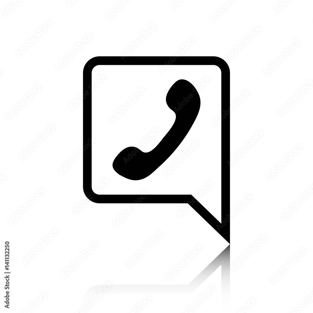 phone icon stock vector illustration flat design phone icon stock vector illustration flat design