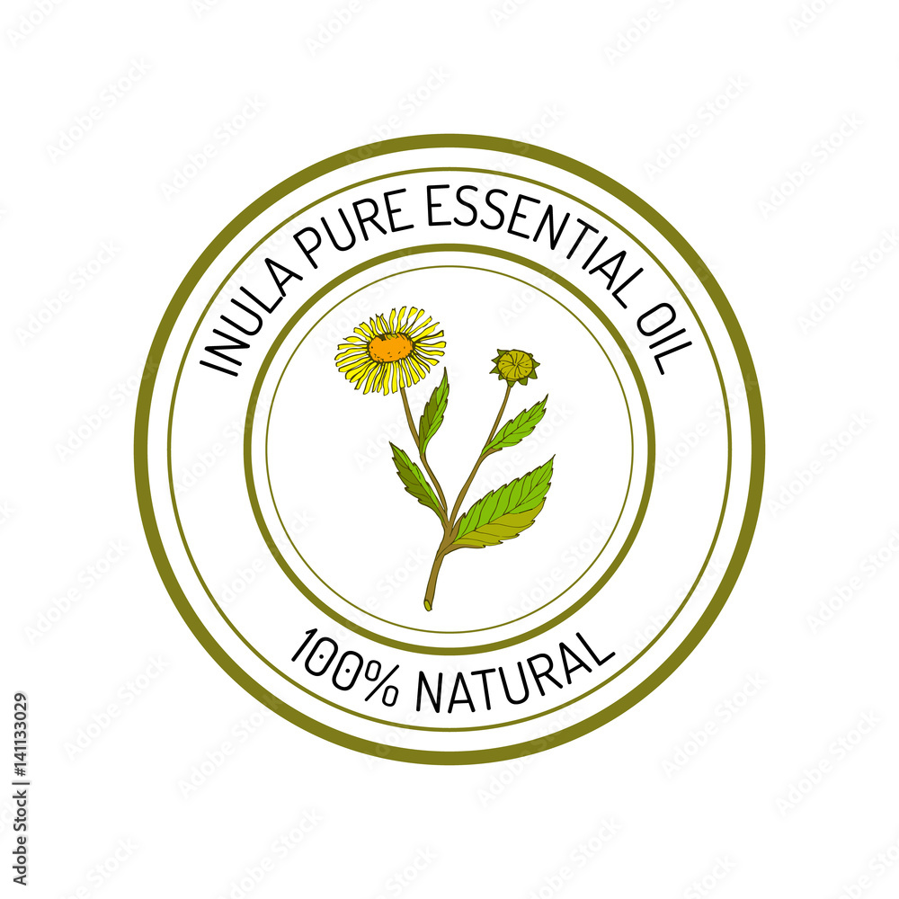 Essential oil label Essential oil label