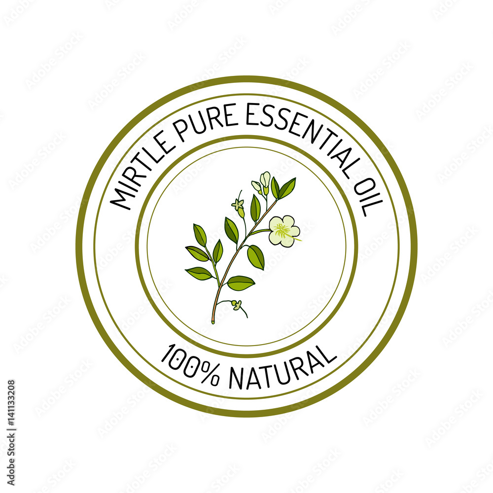 Essential oil label Essential oil label
