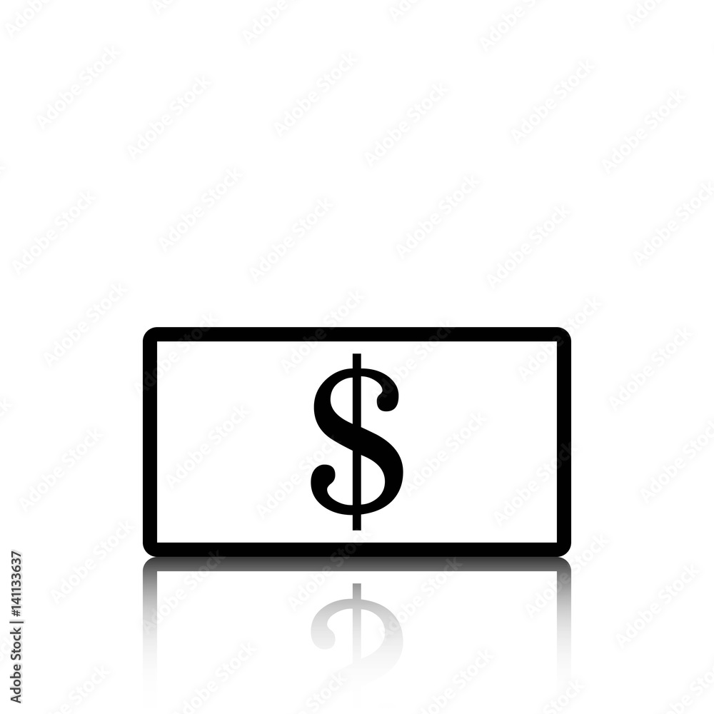 dollar money icon stock vector illustration flat design dollar money icon stock vector illustration flat design