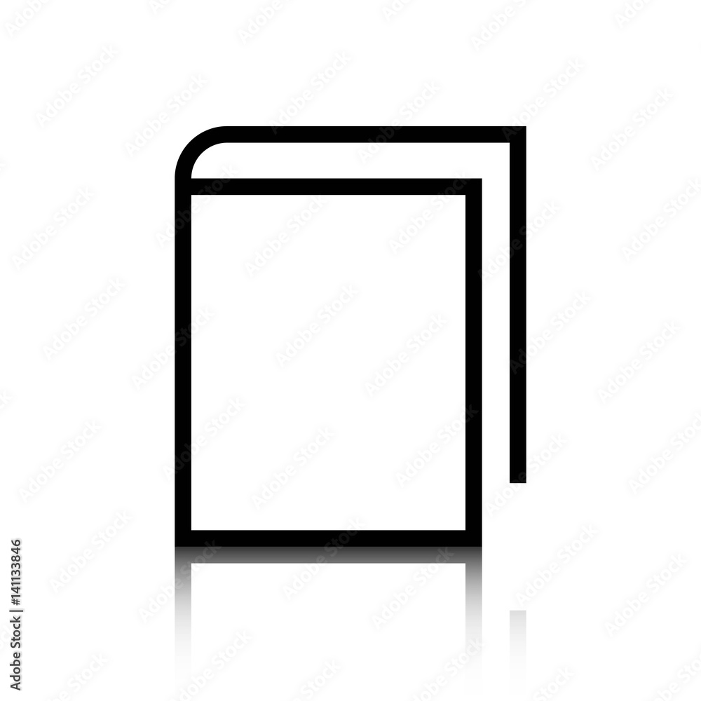 book icon stock vector illustration flat design book icon stock vector illustration flat design