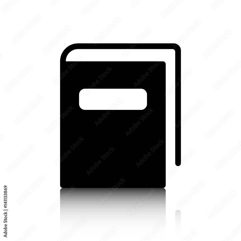 book icon stock vector illustration flat design book icon stock vector illustration flat design