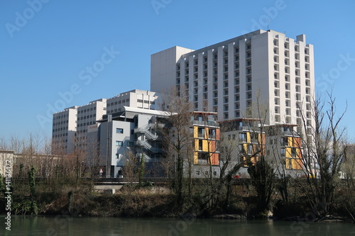Vue sur l'hopital de Grenoble