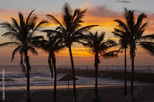 Sunrise at North Beach, Durban, South AFrica © Fred