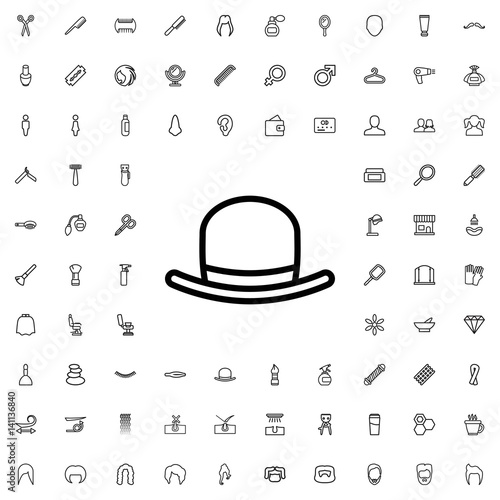 Hat icon illustration