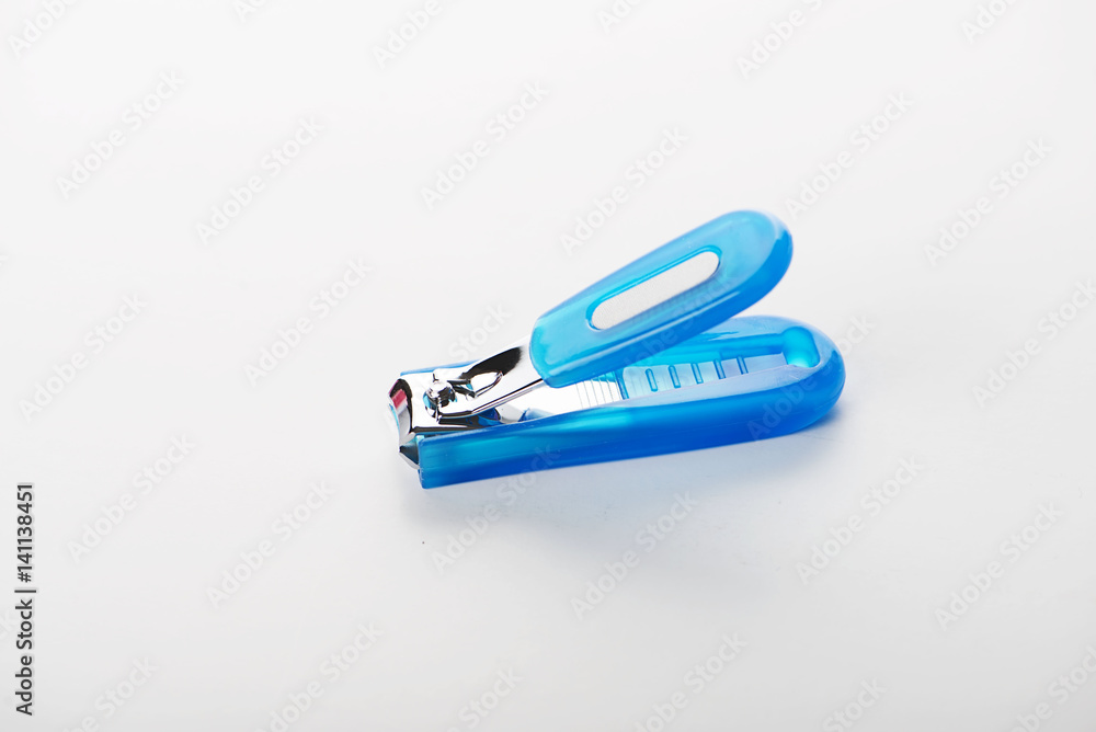 Cut nails for manicure on white background. Isolated. Cut nails for manicure on white background. Isolated.