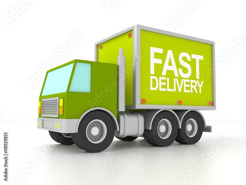 fast delivery trucks © matthew_100