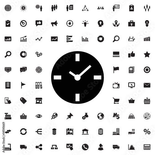 Clock icon illustration