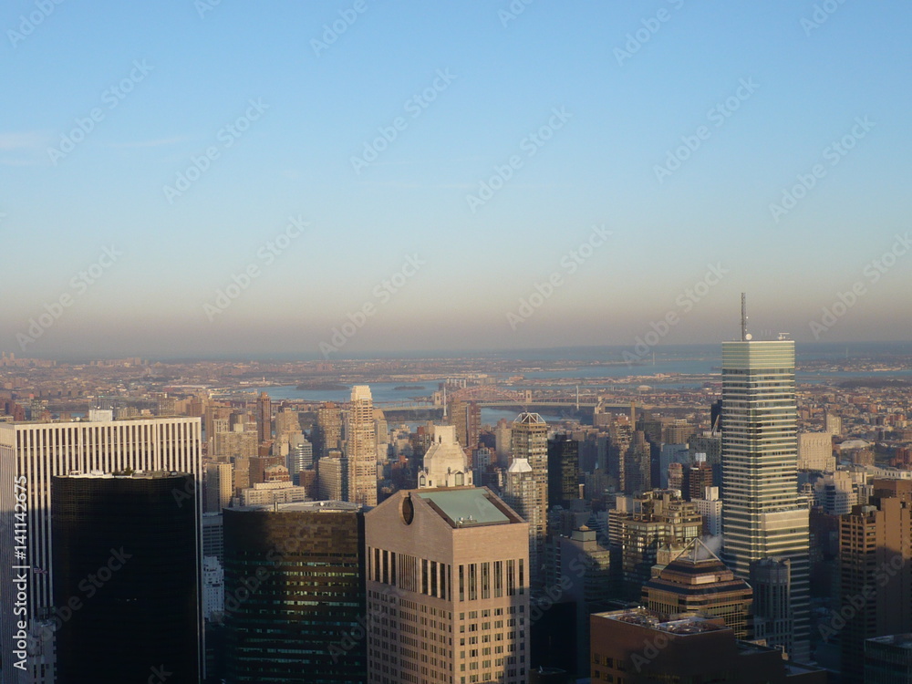 New York Citry view from Rockefeller Center