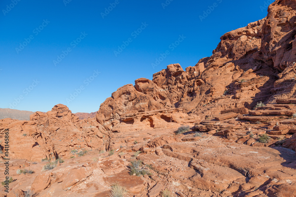 Valley of Fire Red Rock Landscape Nevada
