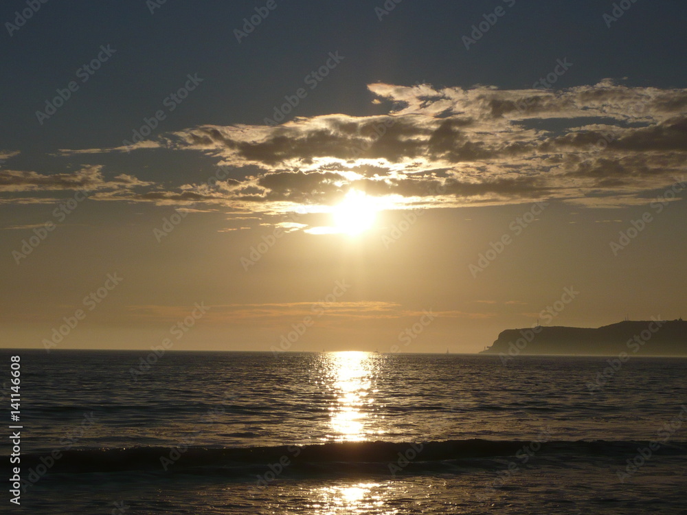 Obraz premium Beautiful sunset in San Diego, California