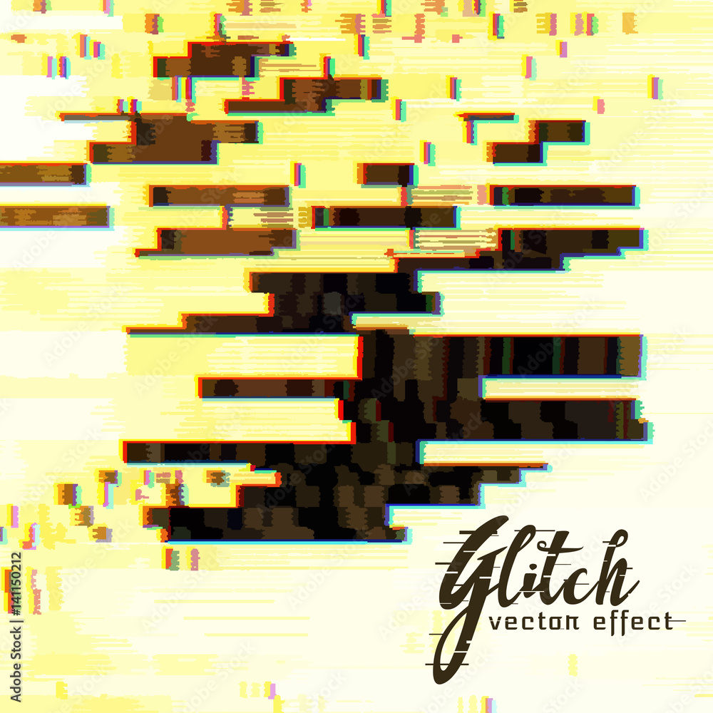abstract vector glitch vector background