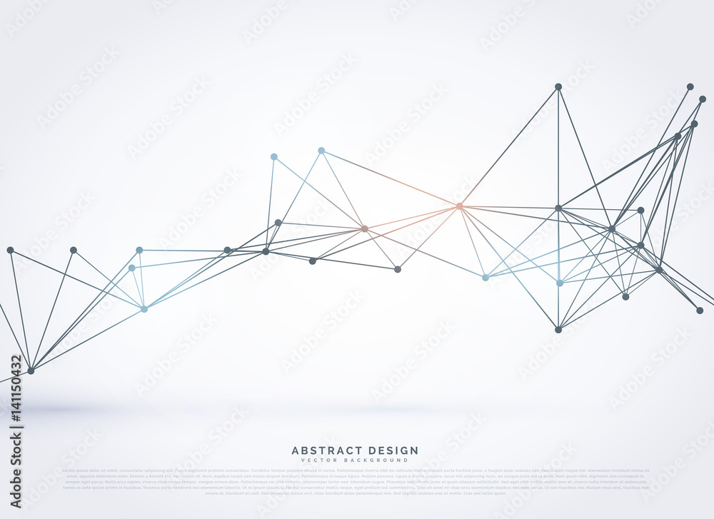 abstract geometric polygonal technology style background